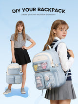 LOVEVOOK School Backpack 15.6" 17.3"，5457 5457