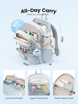 LOVEVOOK School Backpack 15.6" 17.3"，5457 5457