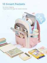 LOVEVOOK School Backpack 15.6" 17.3"，5667 5667