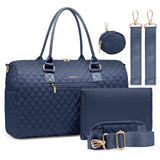 LOVEVOOK 5Pcs Quilted Diaper Tote Bag 2032