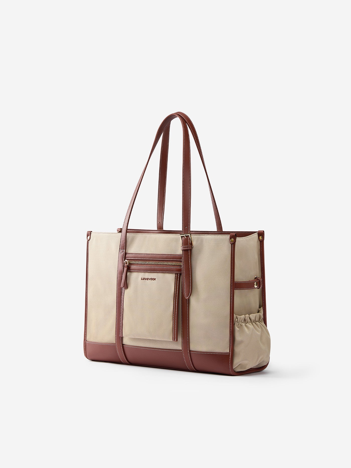 The Anchor Collection Tote Bag, C0004, Cognac