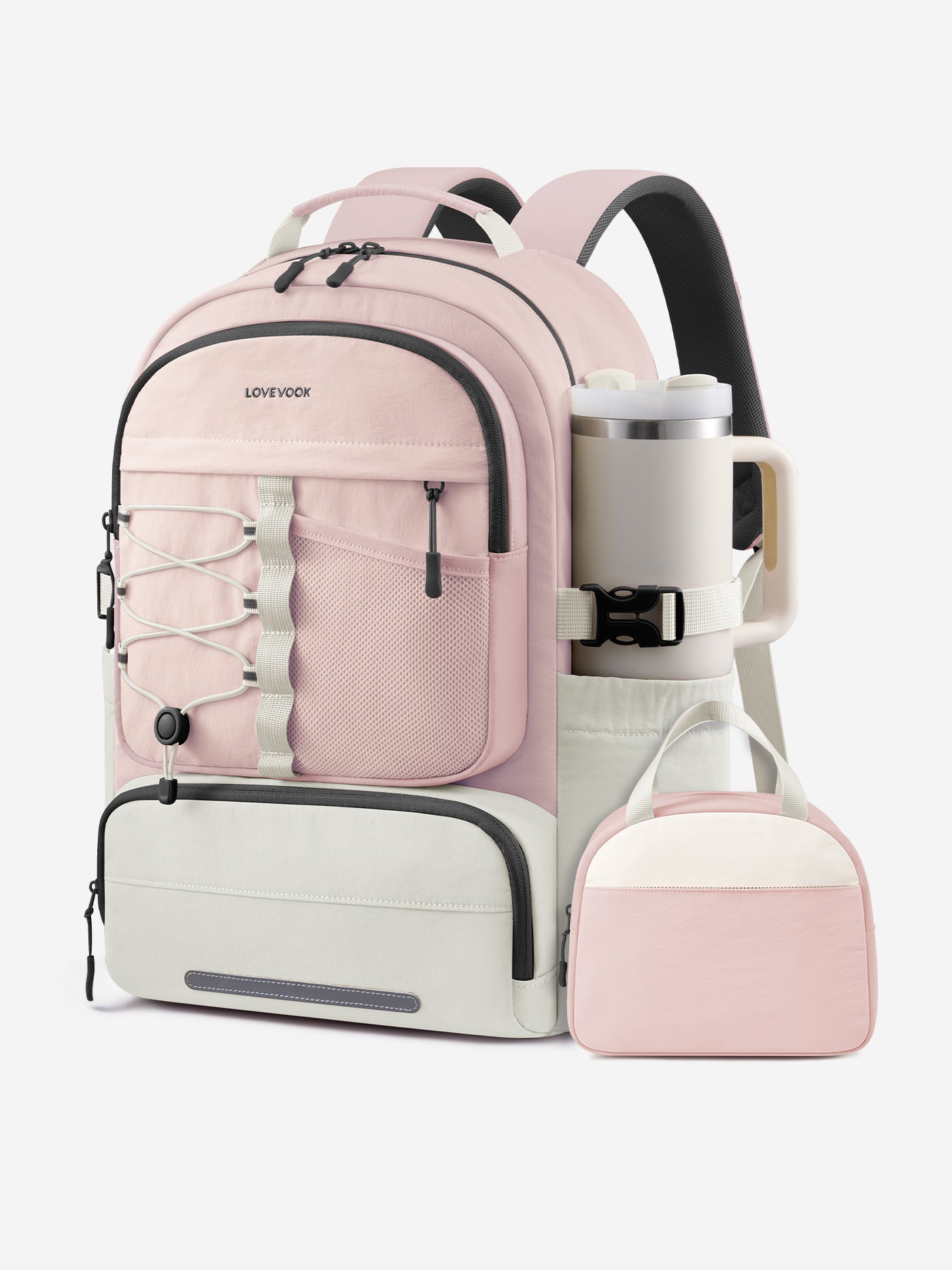 LOVEVOOK School Backpack with Lunch Bag 5562