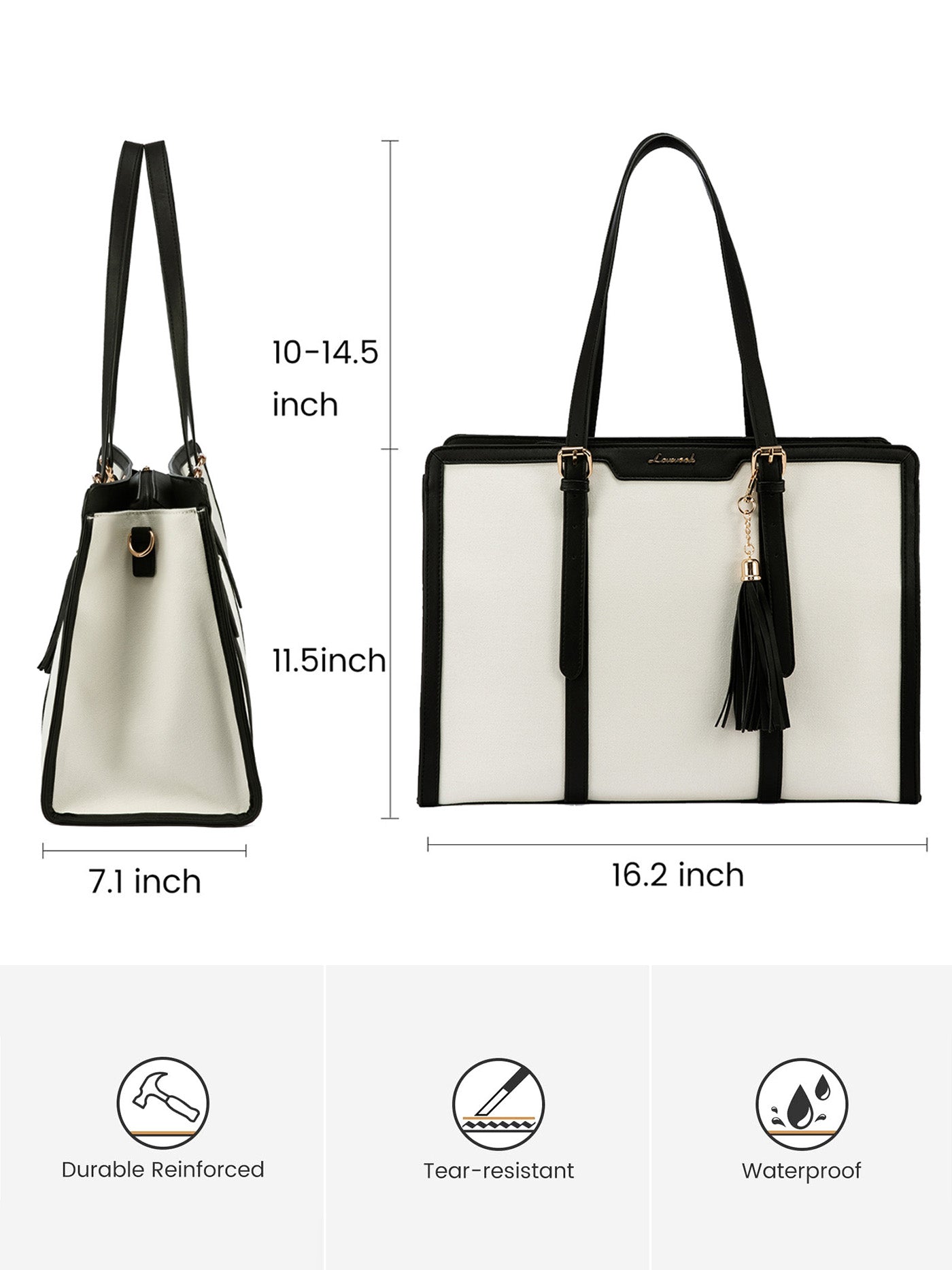 2Pcs Enamored Laptop Bag, 15.6" 17.3"
