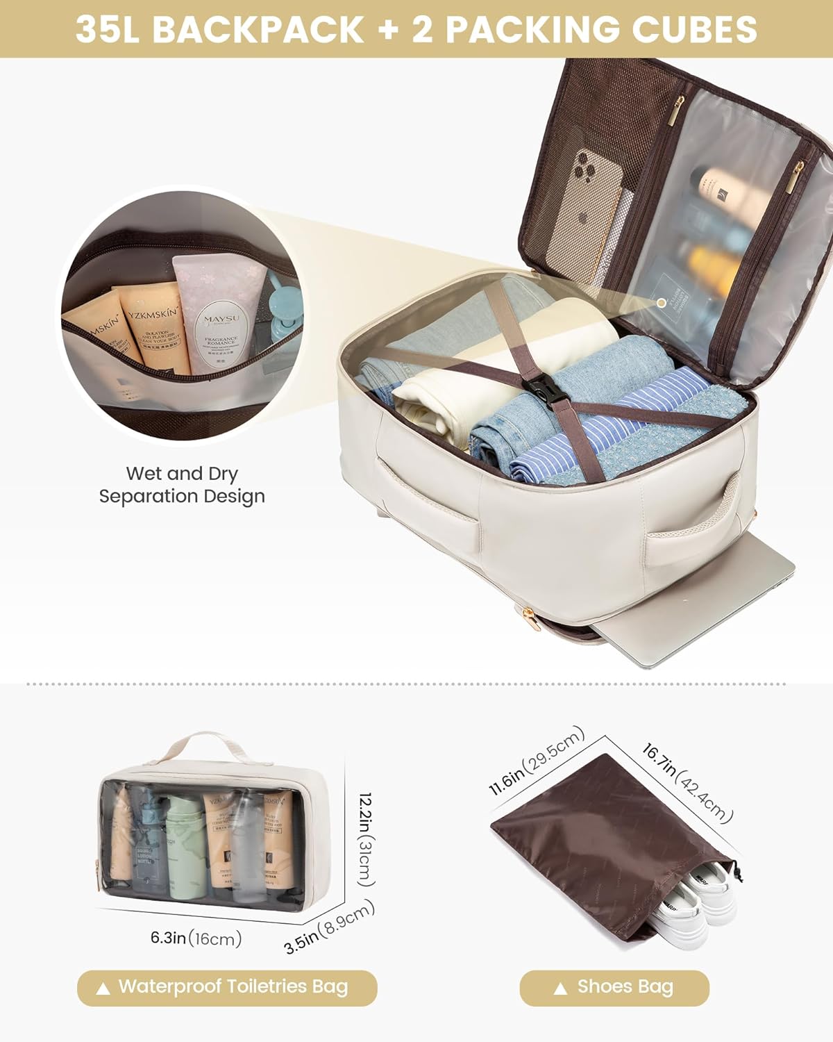 LOVEVOOK Premium Travel Backpack(ADT STYLE) 301002
