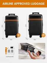 LOVEVOOK Carry On Luggage 22" 24"(ONLY US ) 5334