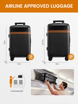 LOVEVOOK Carry On Luggage 22" 24"(ONLY US ) 5334