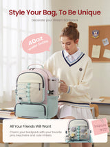 LOVEVOOK School Backpack with Lunch Bag 5562
