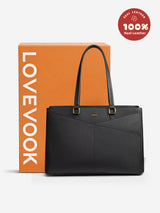 LOVEVOOK Elevate Top-Grain Leather Tote--100% Cowhide 4613