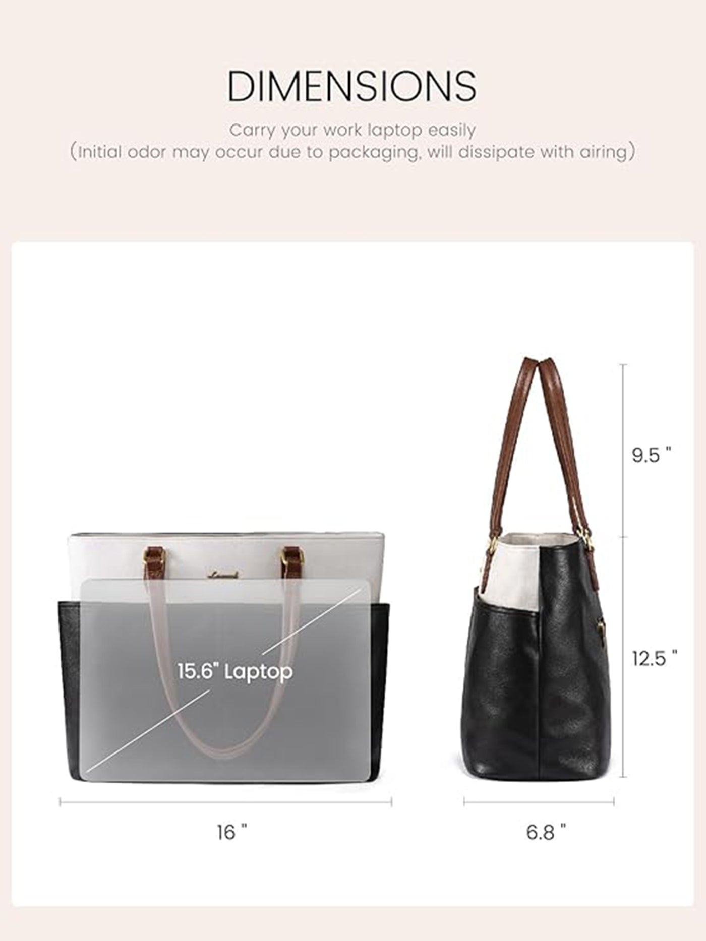 LOVEVOOK Laptop Tote Bag 15.6" 17.3" 4255