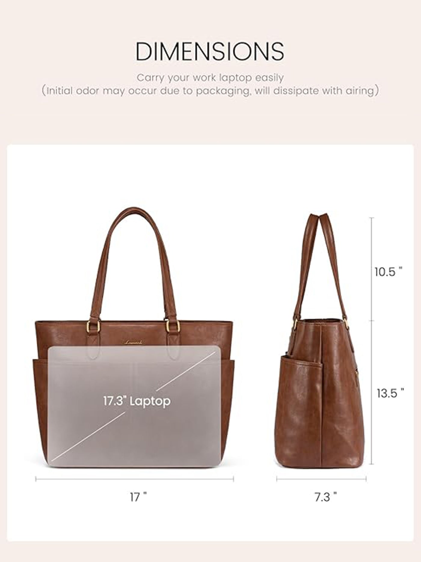 LOVEVOOK Laptop Tote Bag 15.6" 17.3" 4255