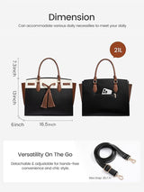 LOVEVOOK Leather Laptop Bag 15.6" 17.3" 5078