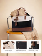 Leather Tote Bag 11.5" 13.5"