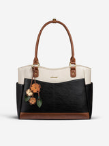 LOVEVOOK Leather Vintage Tote Bag 15.6" 17.3" 5281