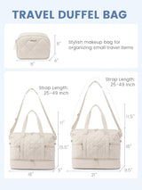 LOVEVOOK Lightweight Weekender Bag, 40L 56L 4277