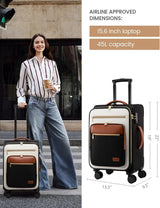 LOVEVOOK Lightweight Waterproof Suitcases, 20"(Only US) 4337