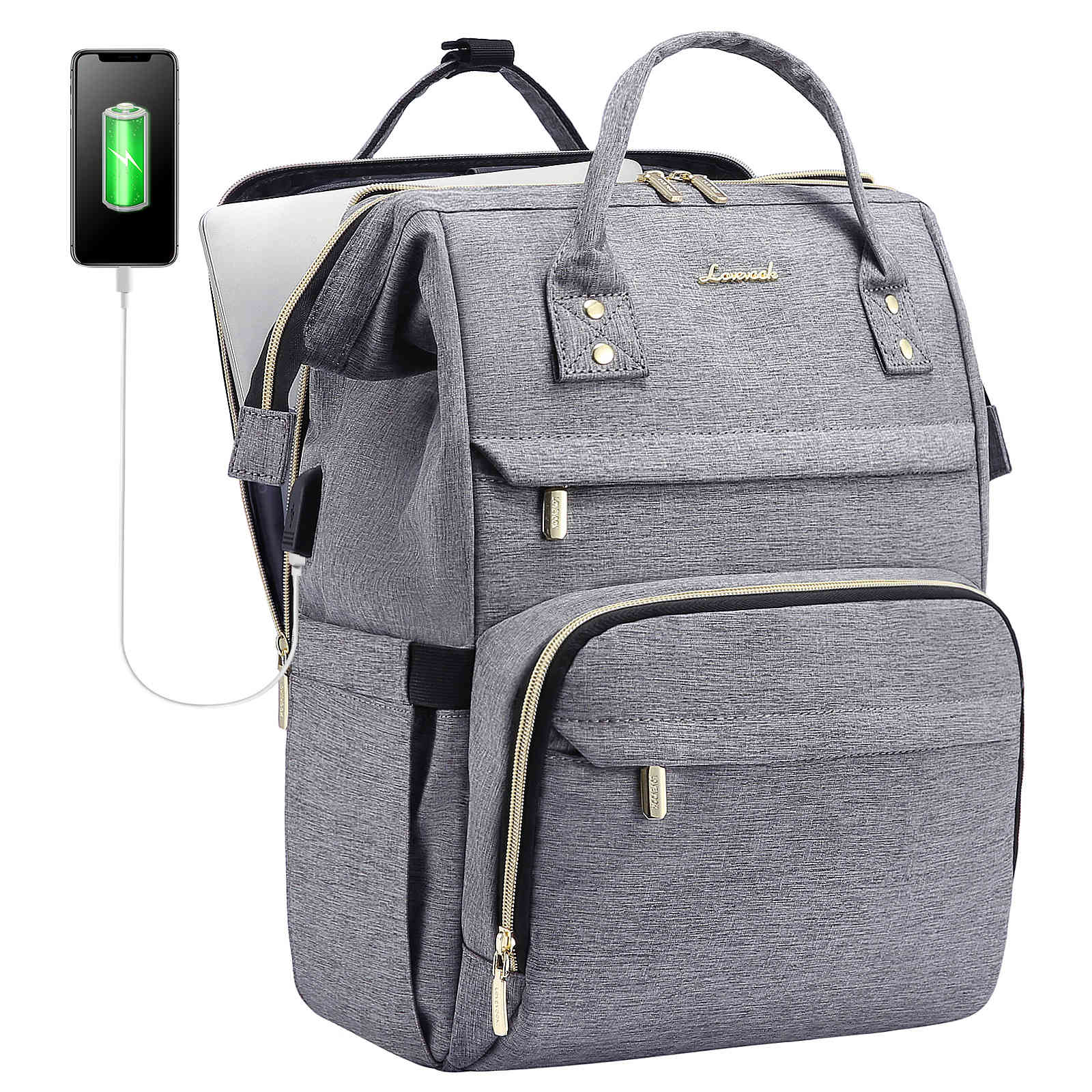 LOVEVOOK Viola Ⅱ Laptop Backpack with Separate Laptop Compartment, 15.6" 17" 1469