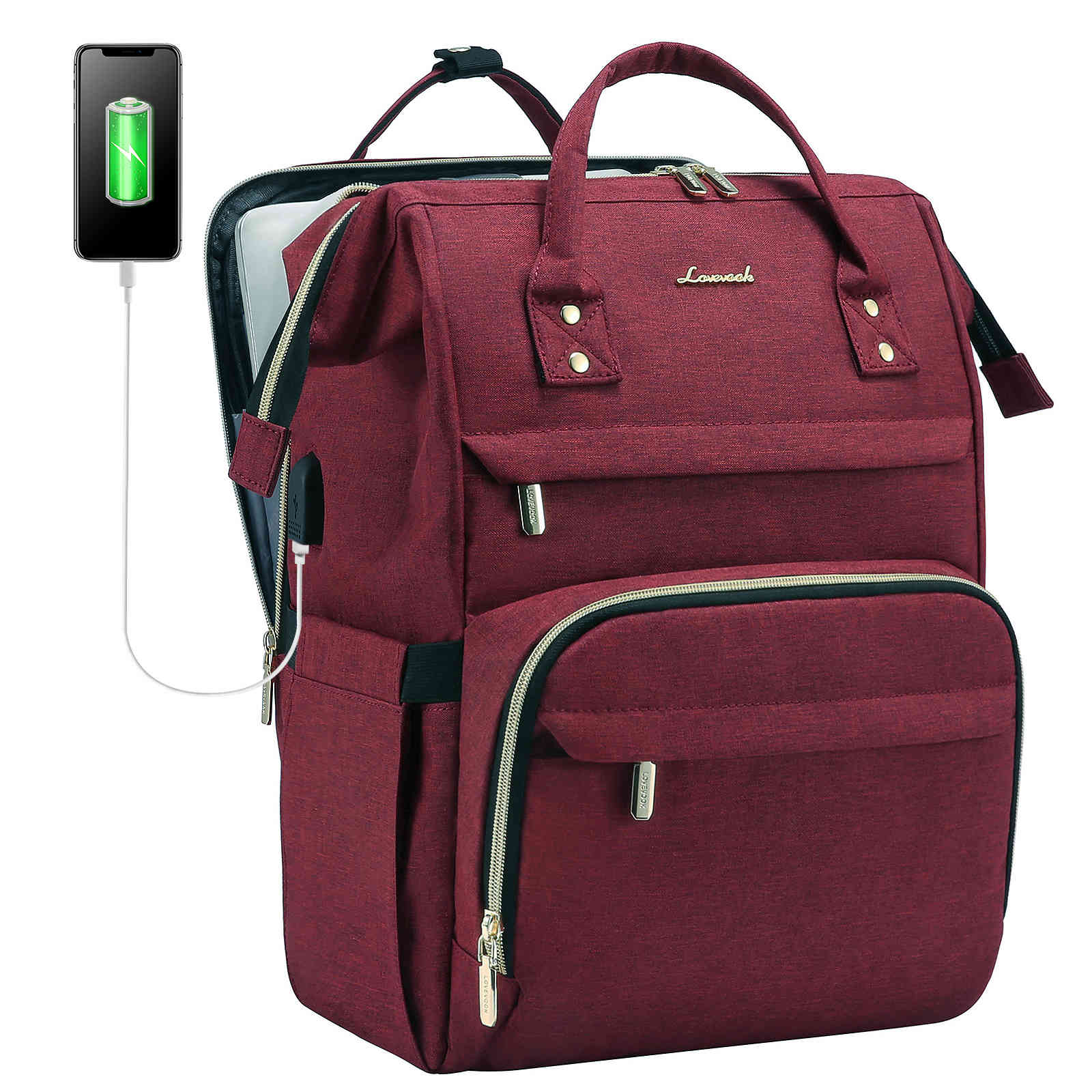 LOVEVOOK Viola Ⅱ Laptop Backpack with Separate Laptop Compartment, 15.6" 17" 1469